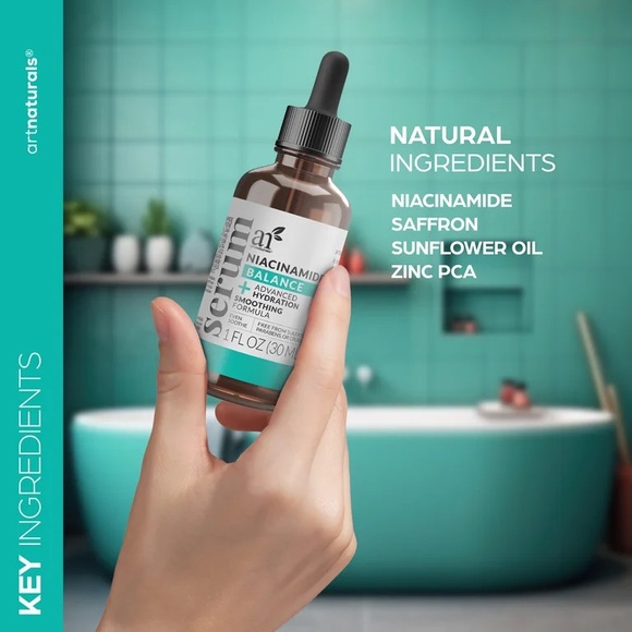Artnaturals Niacinamide Balance Serum - Advanced Hydration & Smoothing Formula - Picture 4 of 6